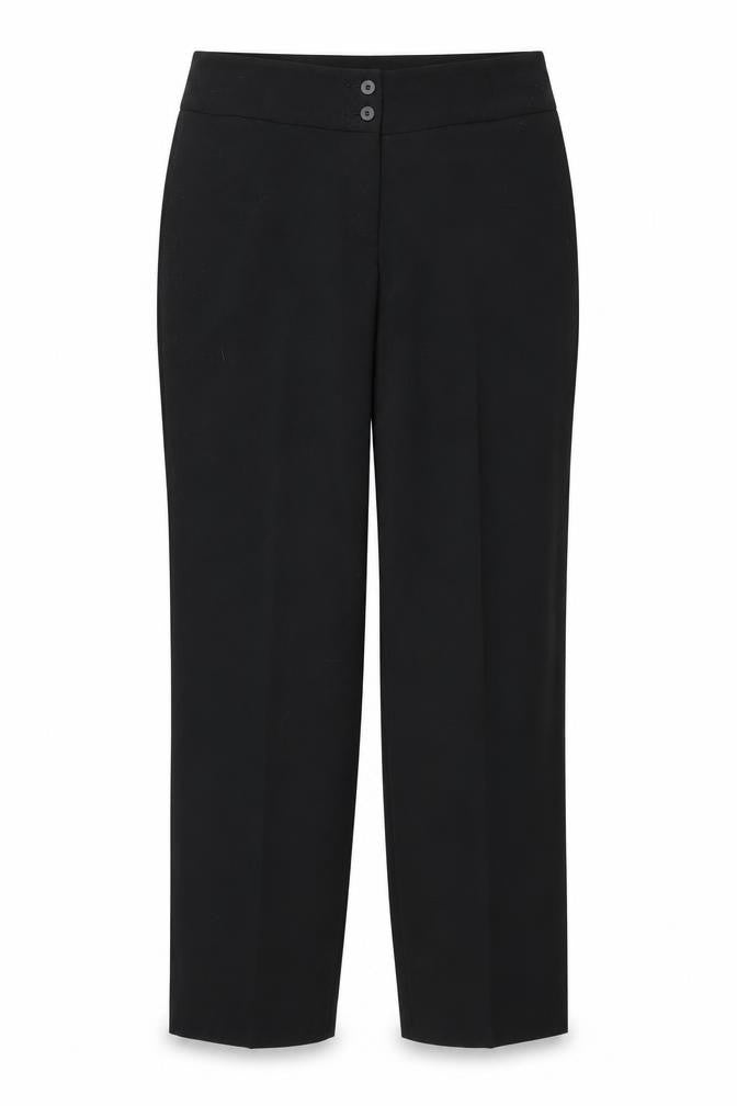 Front view of Marks & Spencer Women's Black Trousers, size 10