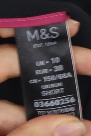 Marks and Spencer Women's Black Trousers, Size 10