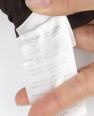 Damart Women's Brown A-Line Midi Skirt Size 16