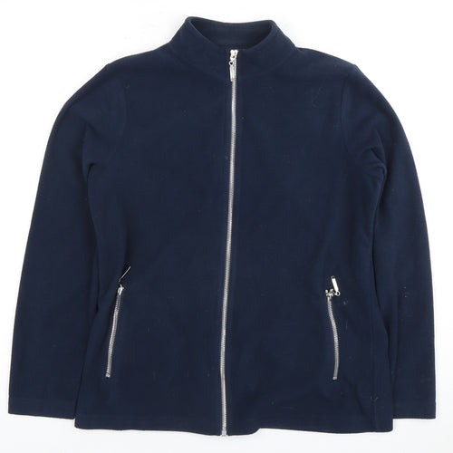 Bonmarché Women’s Blue Fleece Zip Jacket Size 10