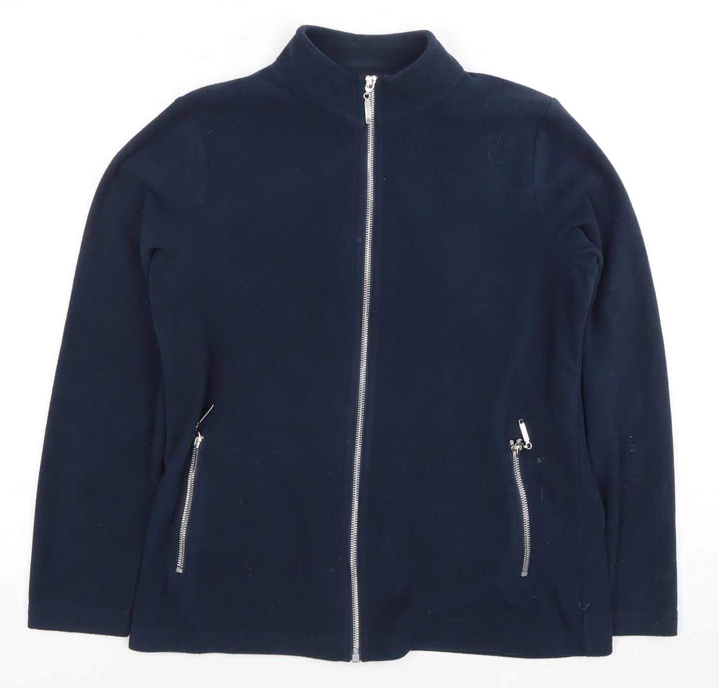 Bonmarché Women’s Blue Fleece Zip Jacket Size 10