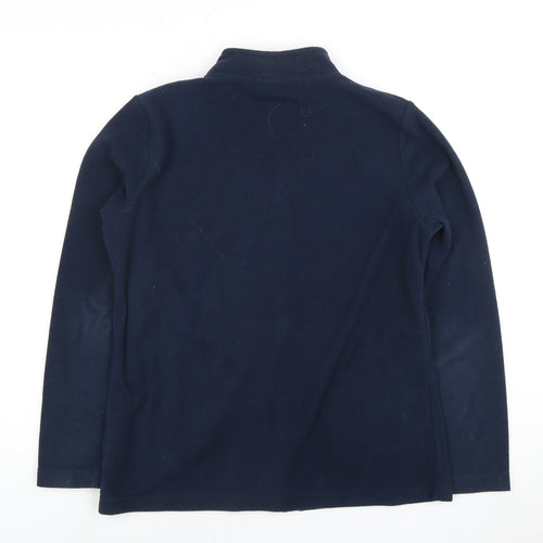 Bonmarché Women’s Blue Fleece Zip Jacket Size 10