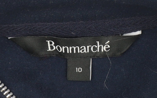 Bonmarché Women’s Blue Fleece Zip Jacket Size 10
