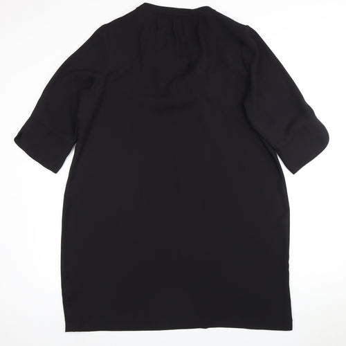 Marks and Spencer Women's Black Shift Dress Size 18
