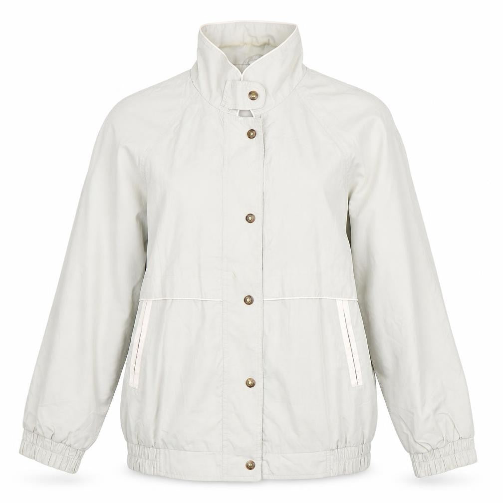 Front view of C&A Women's Beige Mid-Length Jacket -, size 10
