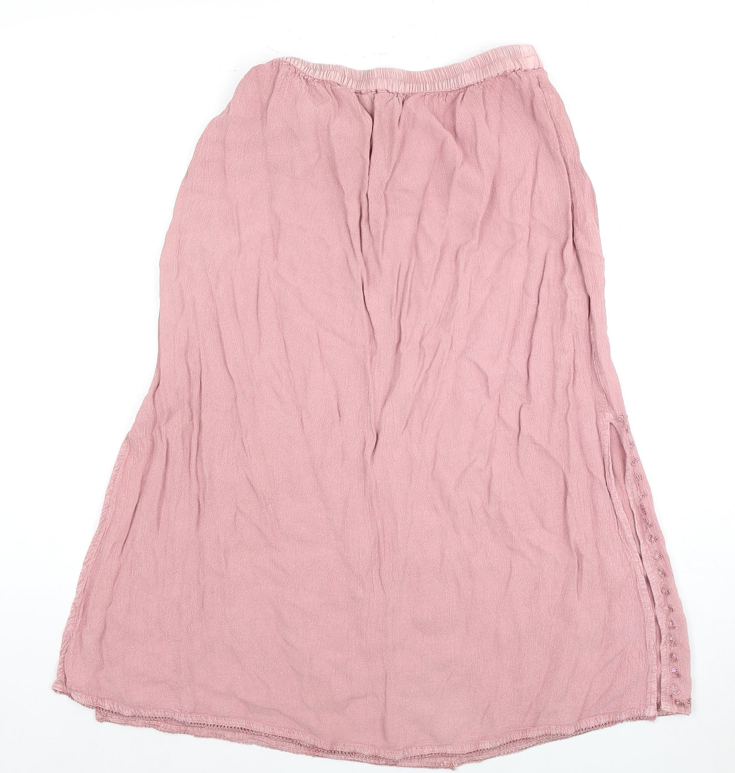 SOOS Women's Pink Peasant Midi Skirt