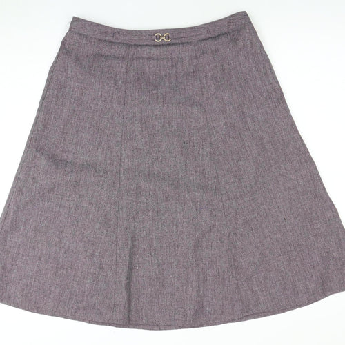 Damart Women's Grey A-Line Skirt Size 18