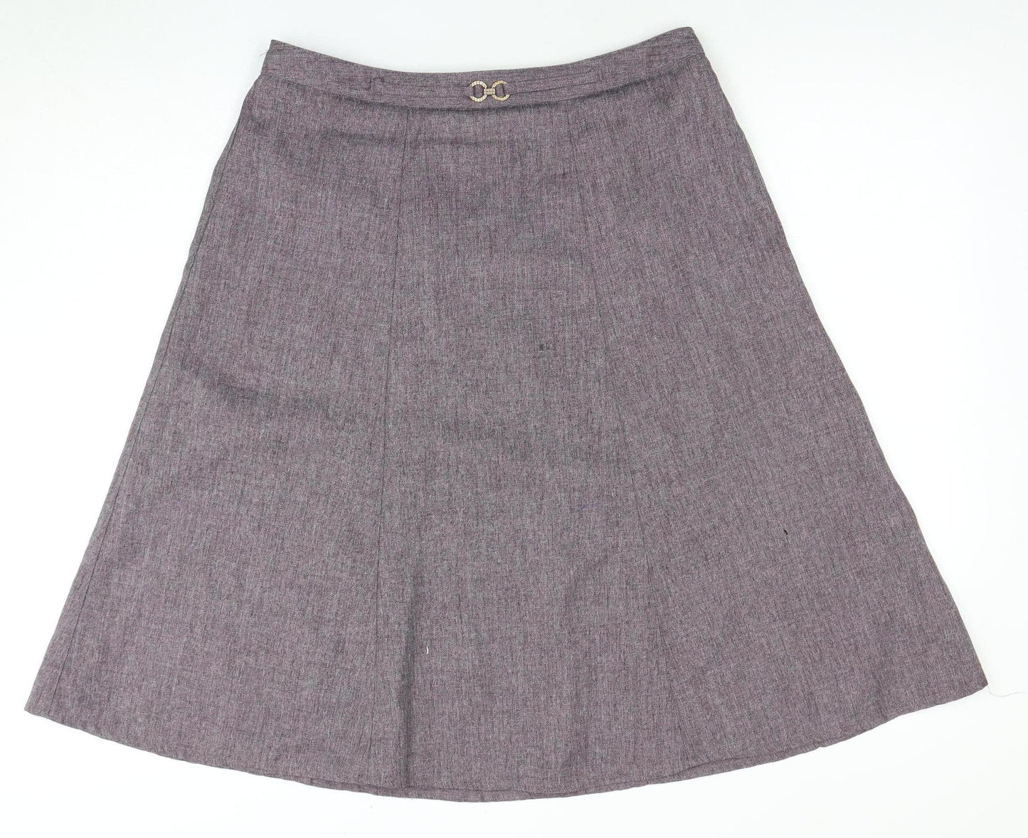 Damart Women's Grey A-Line Skirt Size 18
