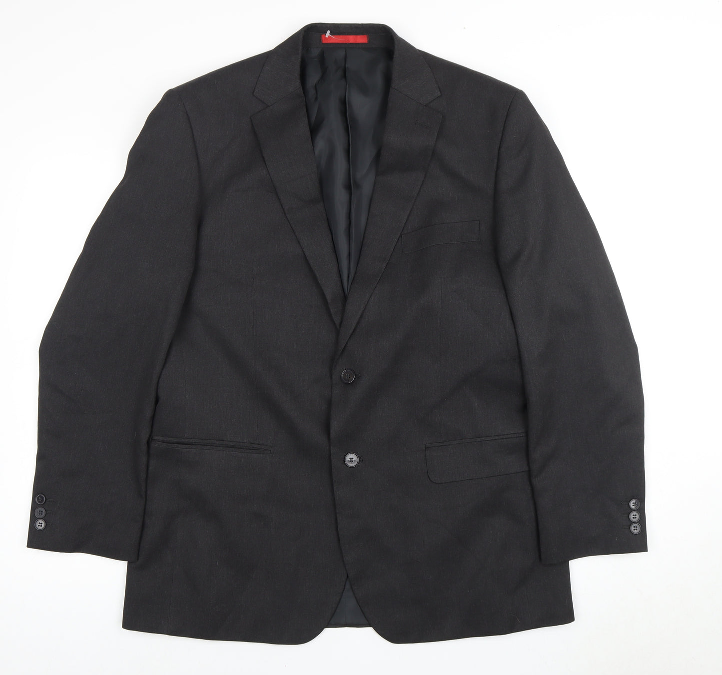 Burton Men's Black Blazer, 42 R, Regular Fit, Formal