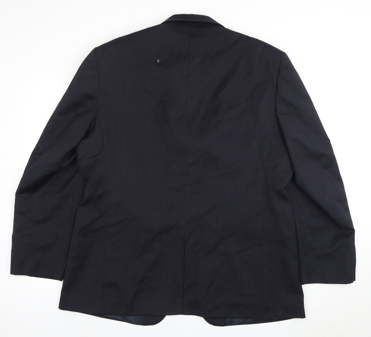 Burton Men's Blue Striped Blazer 46 Regular Fit