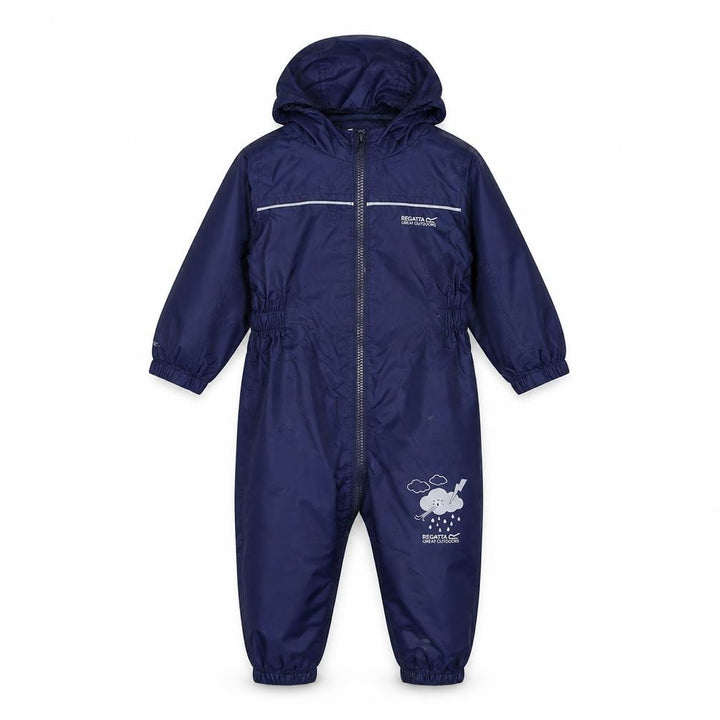 Regatta Unisex Blue Snowsuit 12-18 Months Hooded Waterproof