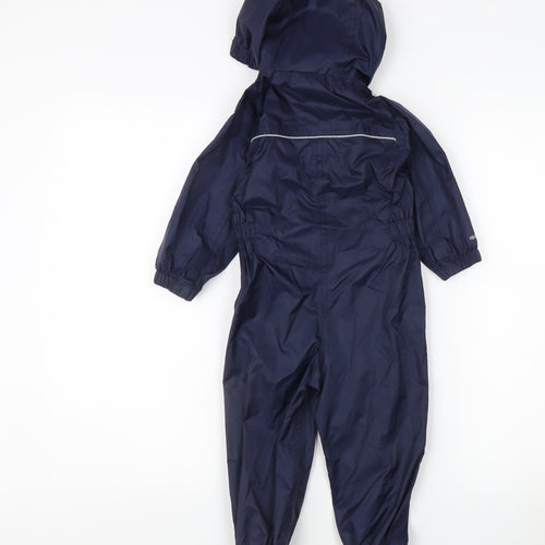Regatta Unisex Blue Snowsuit 12-18 Months Hooded Waterproof