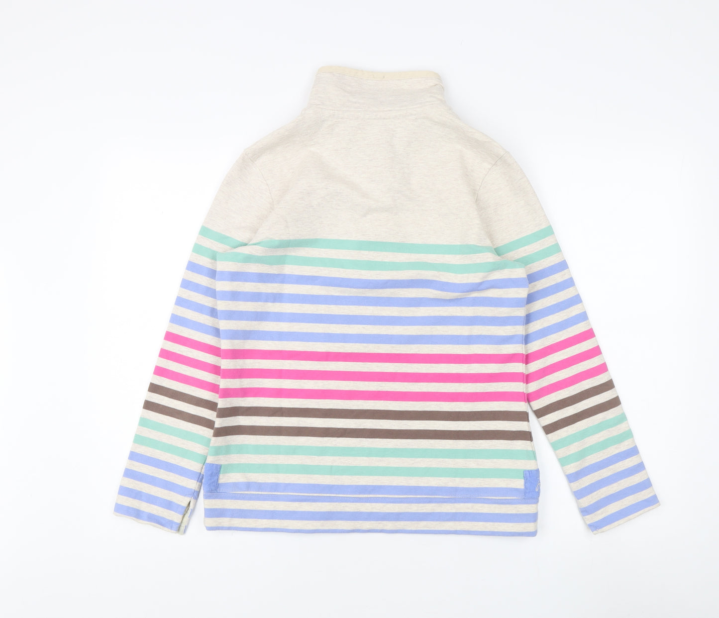 Joules Women's Multicoloured Striped Sweatshirt UK 12
