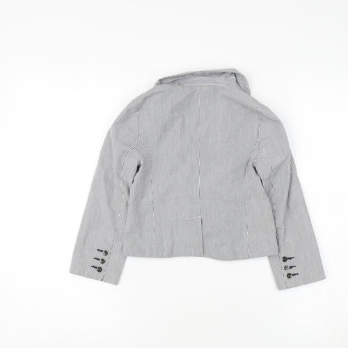 Gap Kids Grey Pinstripe Blazer for Girls - Size S