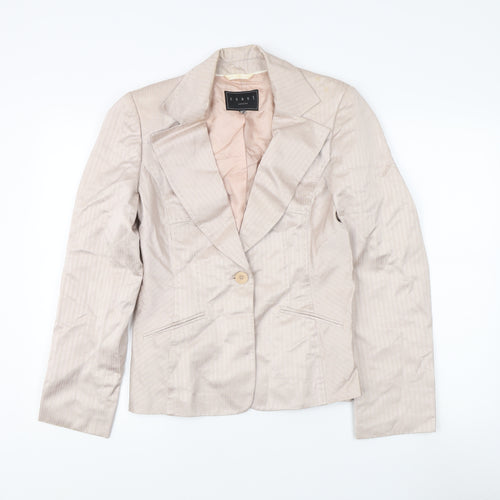 Coast Beige Women's Blazer, Size 12, Notch Lapel
