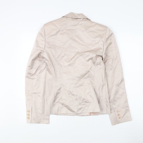 Coast Beige Women's Blazer, Size 12, Notch Lapel