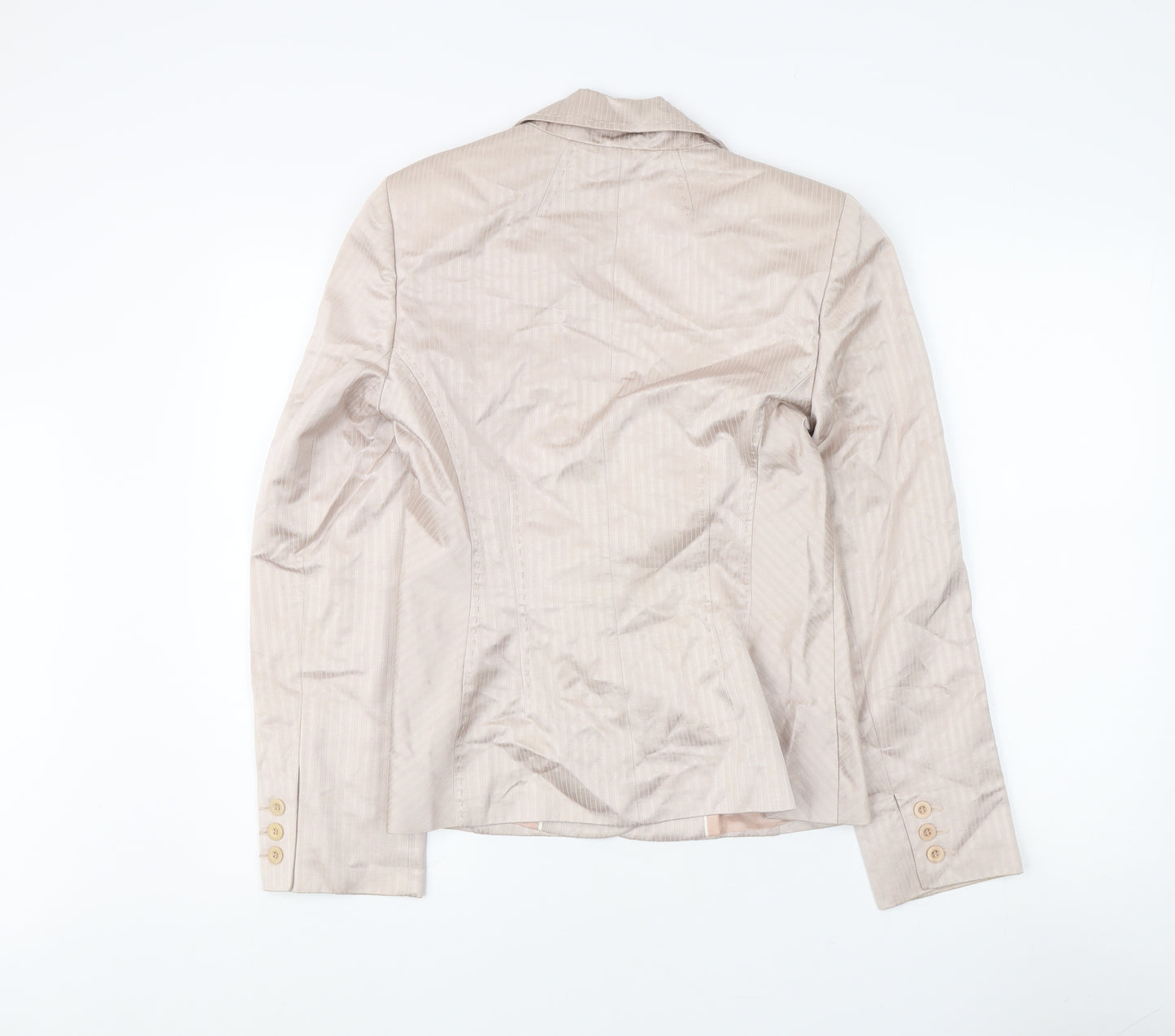 Coast Beige Women's Blazer, Size 12, Notch Lapel