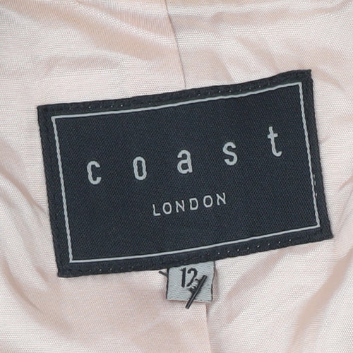 Coast Beige Women's Blazer, Size 12, Notch Lapel