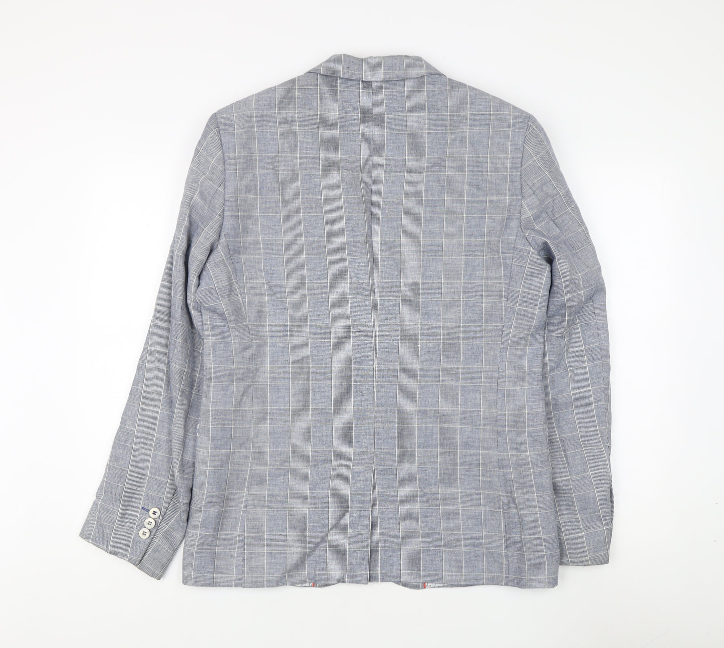 Nineteen Hundred & Four Men's Grey Slim Fit Blazer - 40R