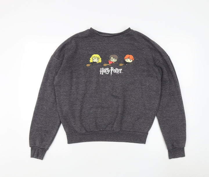 Harry Potter Women's Grey XS Pullover Sweatshirt