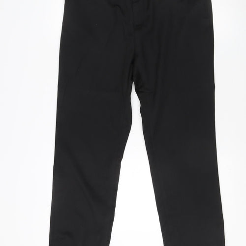 Cavani Black Men's Dress Pants 34 Straight-Leg