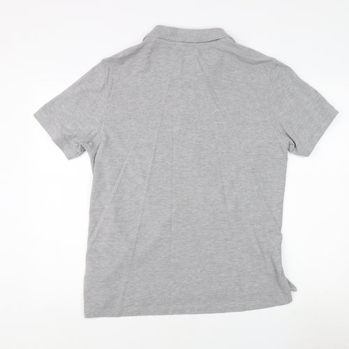 Pierre Cardin Men's Grey L Polo Shirt Short Sleeve
