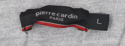 Pierre Cardin Men's Grey L Polo Shirt Short Sleeve