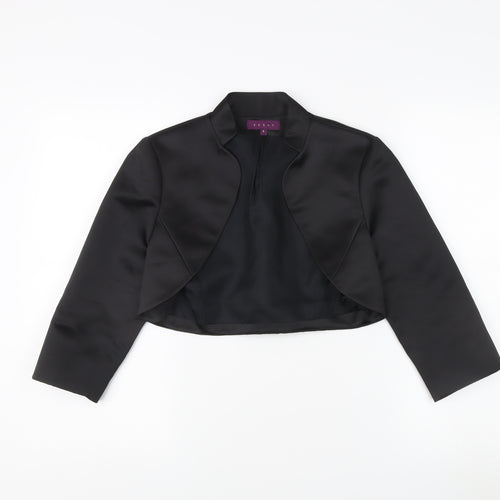Début Women's Black Cropped Jacket Size 6