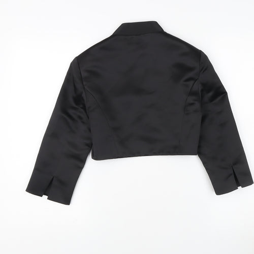 Début Women's Black Cropped Jacket Size 6