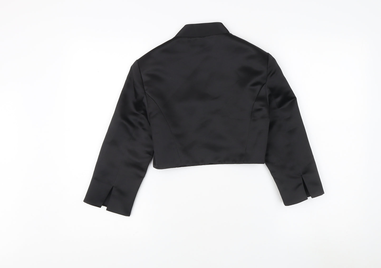 Début Women's Black Cropped Jacket Size 6