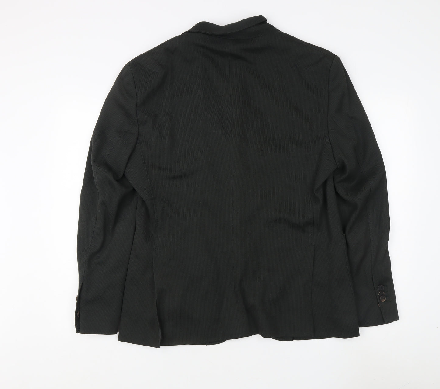Massimo Dutti Men's Black Blazer, Size 40, Formal