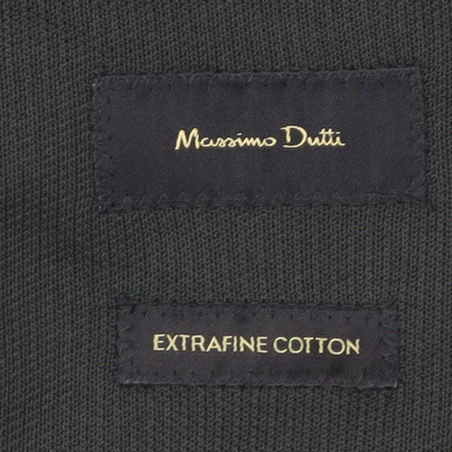 Massimo Dutti Men's Black Blazer, Size 40, Formal