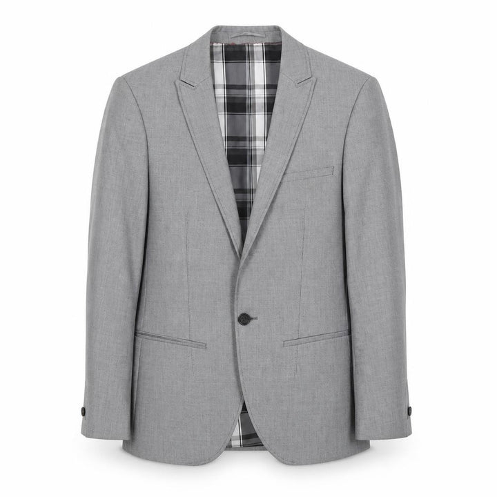 The White Company Men's Grey Blazer 38 Regular Jacket
