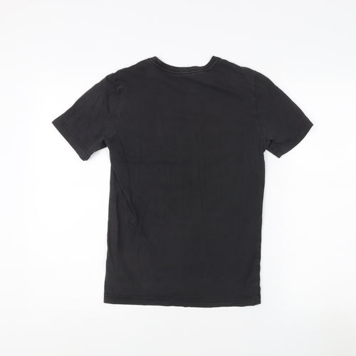 Adidas Unisex Black Crew Neck T-Shirt Size 12