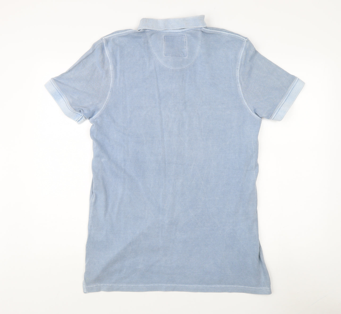 Weird Fish Men's Blue Polo - Small, Casual Cotton