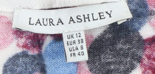 Laura Ashley Women's Multicoloured Floral Tunic 3/4 Sleeve