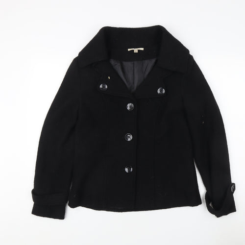 Kuss Collection Women's Black Wool Jacket M