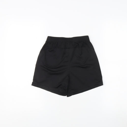 Puma Boys Black Athletic Football Shorts 11-12 Years