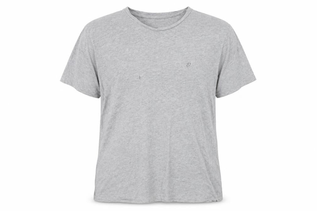 Front view of Jack & Jones Men’s Grey XL Crew Neck T-Shirt