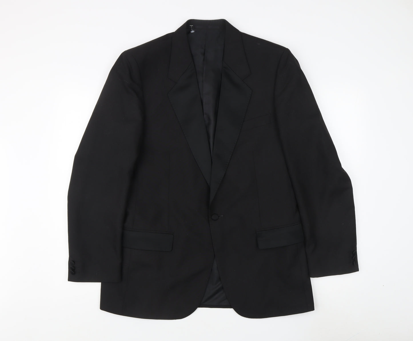 Revira Men's Black Regular Fit Blazer, Size 40