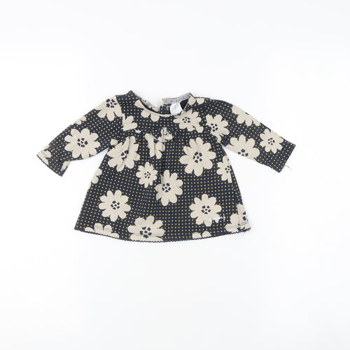 Jasper Conran Floral Top Black Unisex Baby 3-6 Months