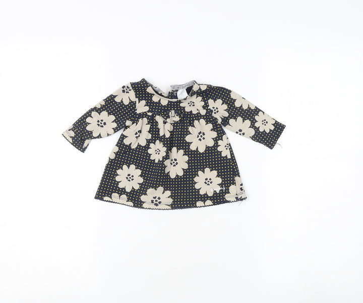 Jasper Conran Floral Top Black Unisex Baby 3-6 Months