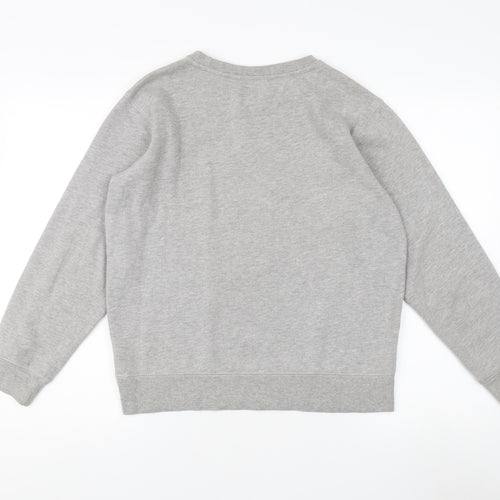 Champion Grey Large Pullover Sweatshirt for Unisex