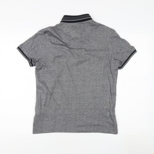 Ted Baker Men's Grey Polo Shirt Size M