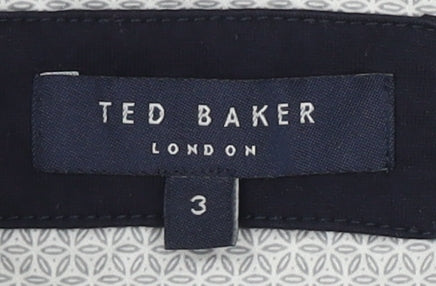 Ted Baker Men's Grey Polo Shirt Size M