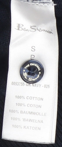 Ben Sherman Men's Blue polo Jumper, size Small.