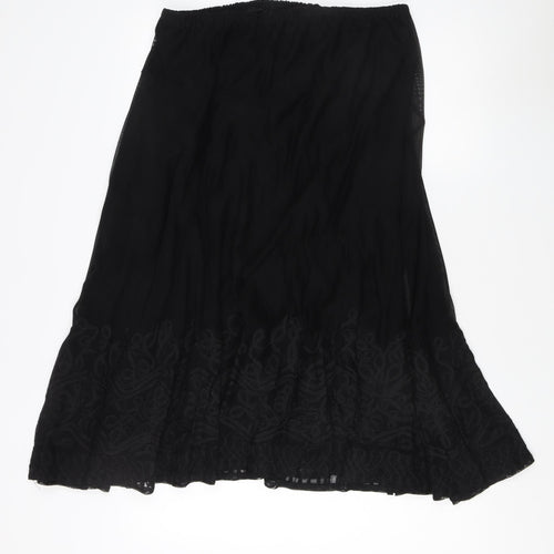 Windsmoor Women's Black Midi Skirt, Size L