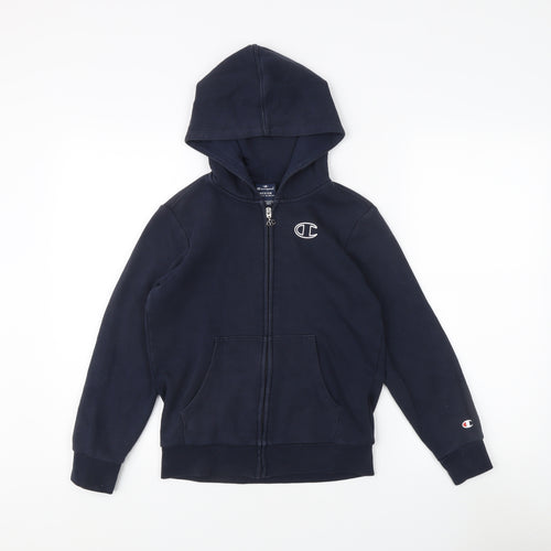 Champion Teens Blue Full Zip Hoodie M