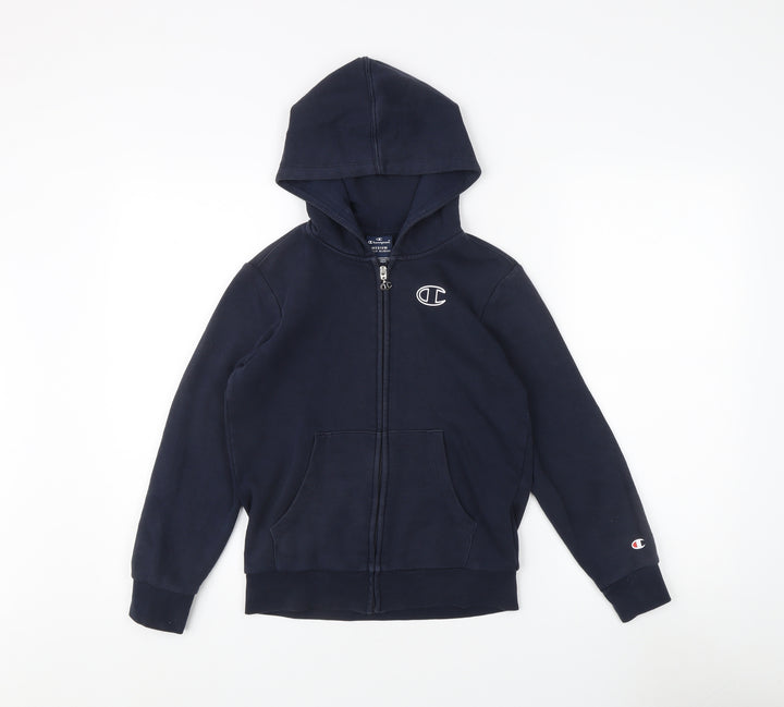 Champion Teens Blue Full Zip Hoodie M
