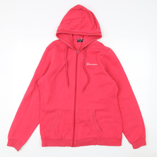 Champion Unisex Red Full Zip Hoodie XL Casual